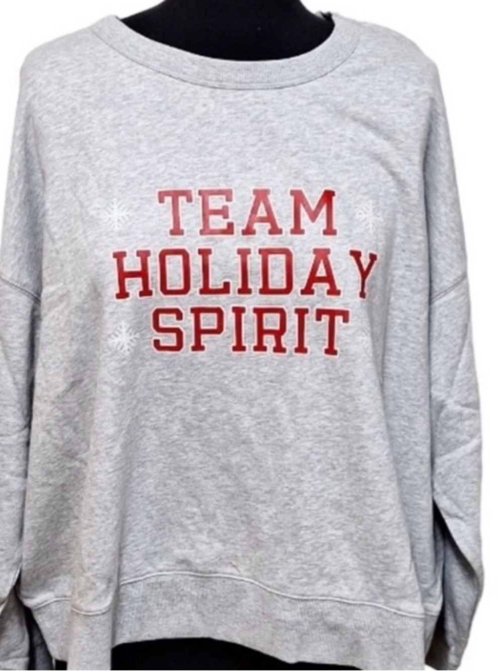 Wondershop by Target Team Holiday Spirit Grey Sweatshirt